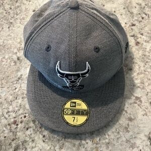 Chicago Bulls Gray New Era 59FIFTY Cap